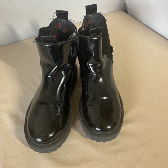Zara Mickey Mouse Disney Girls Boots Black Size 13 - Picture 2 of 8